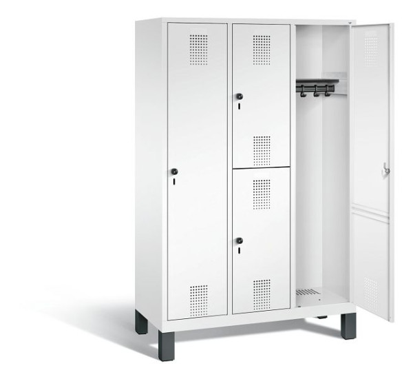 C+P cijferslot Evolo, H1850xB1200xD500mm, kleur: verkeerswit, 48610-32 S10036