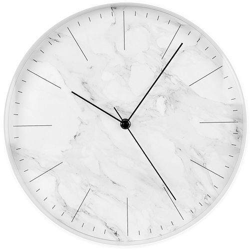 Technoline quartz wandklok, kunststof, kunststof, glas, afmetingen: Ø 32 cm, 635205 wit