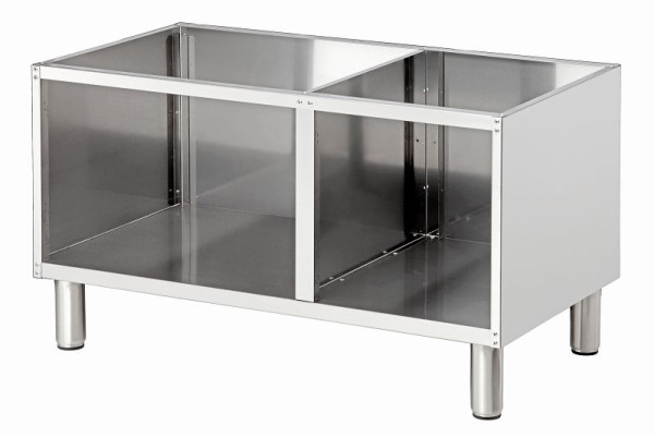 Bartscher onderbouw open, 650, B1000, chroomnikkelstaal, 112023