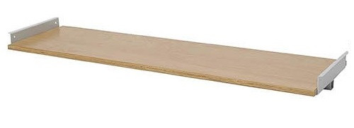 Bedrunka + Hirth vloerplank voor workline aanbouwtafel diepte 1000, afmetingen in mm (BxD): 1000 x 350, 07.30.21