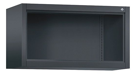 C+P opzetplank Acurado, H500xB930xD400mm, kleur: zwartgrijs, 9164-000 S10012