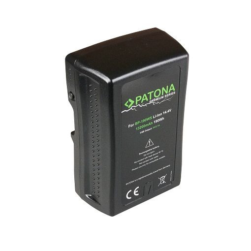 Patona V-Mount batterij 190Wh / 14.4V / 13200mAh, 23040