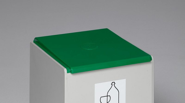 VAR deksel voor kunststof bak 60 l, groen, 38104