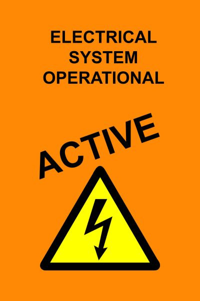 KS Tools Poster - Actief, oranje, 117.0173