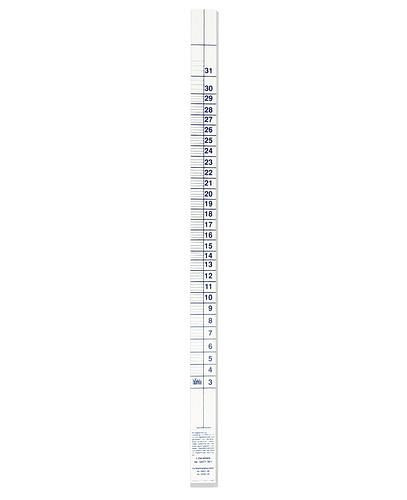 DENIOS literschaal om op te plakken voor wijdhalsflessen met een inhoud van 30 liter, 250-203