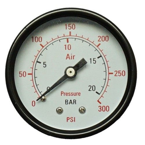 AEROTEC manometer 20 bar 50 mm - 1/4 inch AG achter axiaal, 9052141