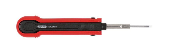 KS Tools ontgrendelingsgereedschap voor platte stekkers/platte bussen 1,5 mm (AMP Tyco Superseal), 154.0108