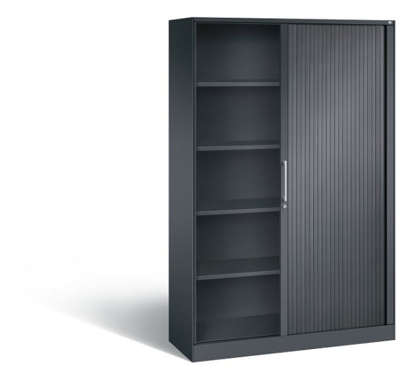 C+P rolluikkast Asisto, H1980xB1200xD435mm, kleur: zwart-grijs, beugelgreep, 5 FH, 143001-000 S10012
