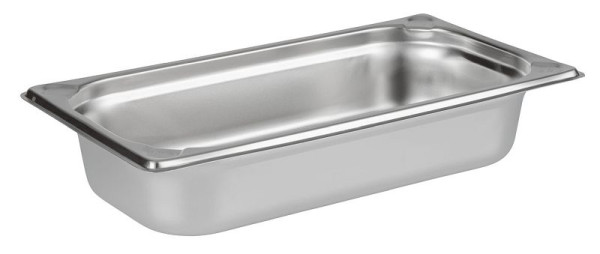 APS GN 1/3 bak, 32,5 x 17,6 cm, diepte: 65 mm, RVS, 2,5 liter, 81302