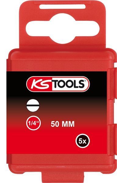 KS Tools 1/4" bitsleuf, 50 mm, 3 mm, 5 stuks, 911.2747