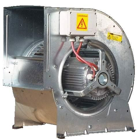 AIRFAN centrifugaalventilator, dubbelzijdige aanzuiging met gesloten motor IP44, 15 kg, 1~/230 V: 0,55 kW 1400 tpm, AL10/8-3/4M