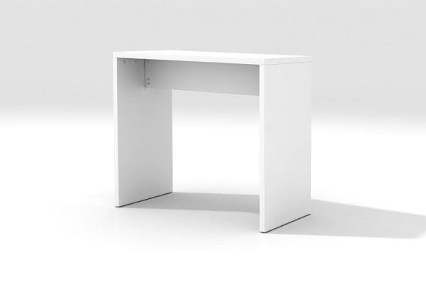 Hammerbacher bartafel 120x65x108cm (BxDxH) wit, bijzonder lichte spaanplaat, 38 mm dik, VMP120/W
