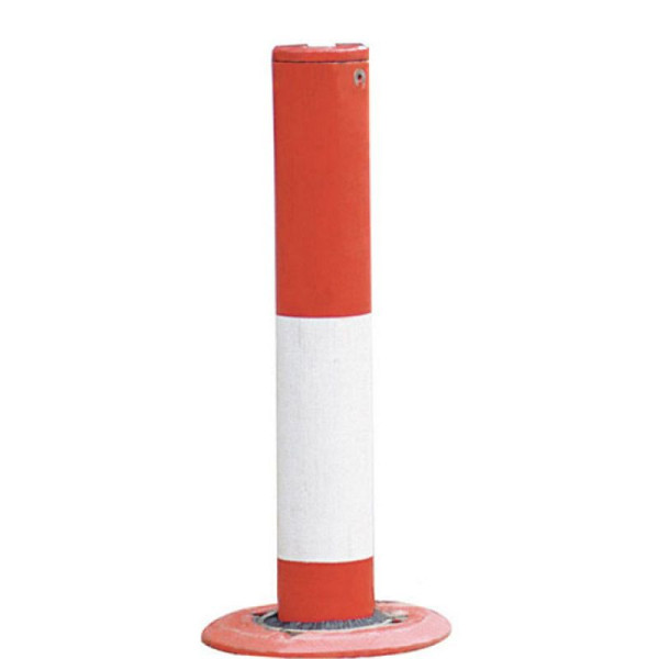 Stone HGS afzetpaal -PARATlift- Ø 76 mm van staal, voor inzetting in beton, uitschuifbaar, handmatig rood/wit, 11708