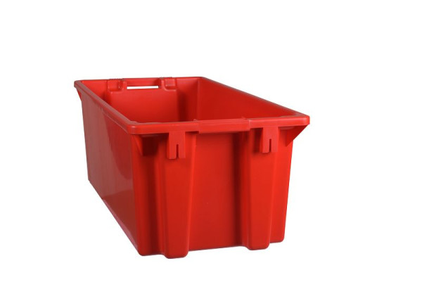 Plastipol-Scheu K 400/80 POLYBOX PP ROOD, 800 mm x 400 mm x 300 mm, 28480021