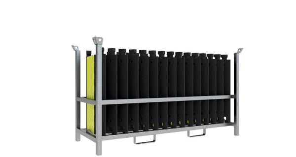 Schakepallet voor het opbergen van kabelbruggen, 33934-SET15