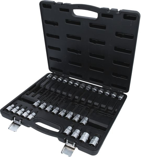 KS Tools bitdoppenset 1/2" voor binnenzeskantschroeven, 30-delig, 911.4510