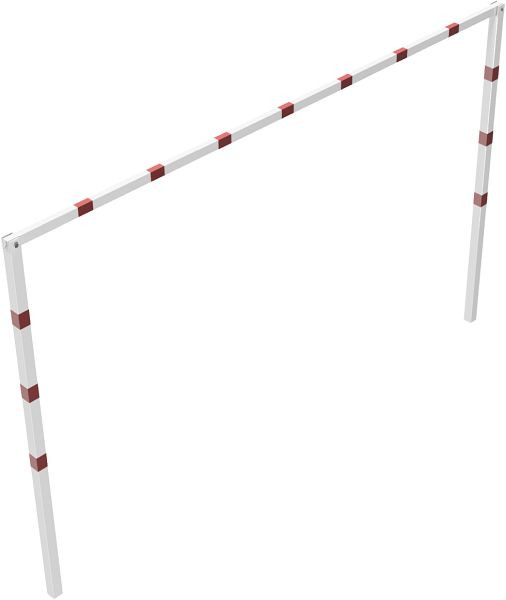 Schakehoogtebegrenzer, vast, doorgangshoogte: ca. 2000 mm, totale breedte: 4000 mm, voor inzetting in beton, 417_40B