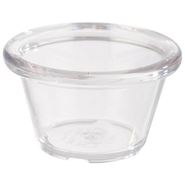APS dipschaaltjes, set van 12, Ø 6 x 3,5 cm, 40 ml, PET, transparant, 40760