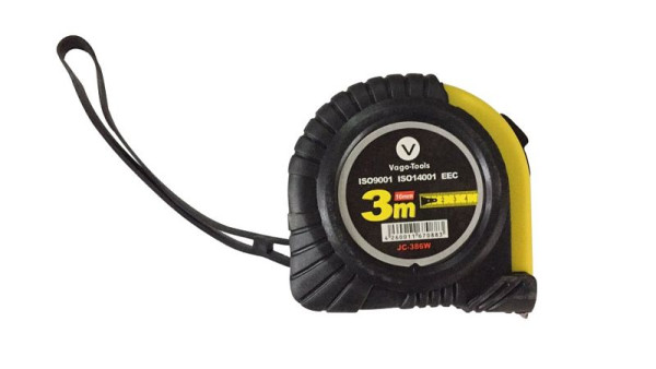 VaGo-Tools rolmaat rolmaat meetlint 3m rolmaat band met retour, JR-386W_kv