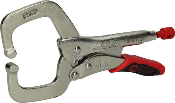 KS Tools lasklemtang met easy release, 165 mm, 115.2008