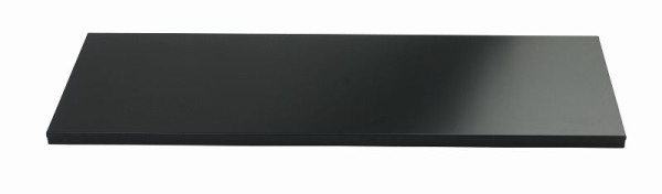 Bisley plank met zijdelingse ophangvoorziening voor EuroTambour, B 1200 mm, zwart, ET412SHPS333
