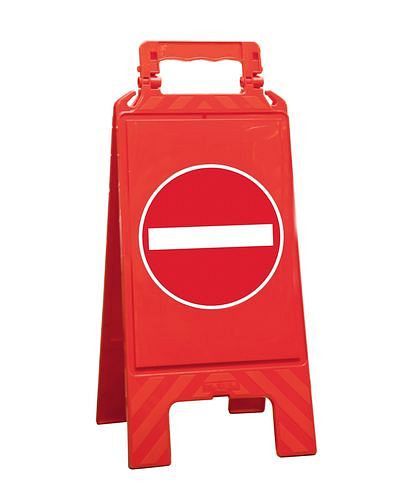Moravië waarschuwingsbord rood, kunststof, voor het markeren van verboden zones, toegang verboden, 252147