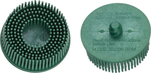 Hazet vervangende borstelslijperset, groen, 2 stuks, 9033-11-050/2