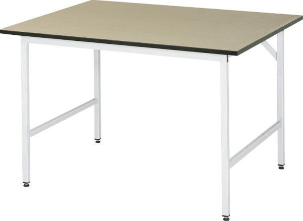 RAU werktafel serie Jerry (3030) - in hoogte verstelbaar, MDF plaat, 1250x800-850x1000 mm, 06-500F10-12.12