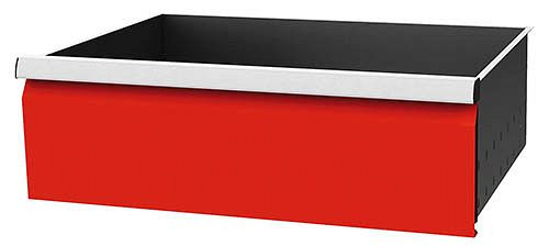 Bedrunka + Hirth lade, incl. Rails, R 24-16, paneelhoogte 200 mm, draagvermogen 75 kg, afmetingen in mm (BxDxH): 600 x 400 x 200, 60.068.200VA-75