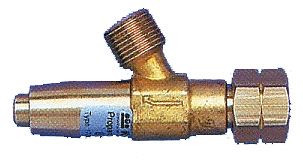 ELMAG-terugslagbescherming. Voor propaan, 0,5 - 4,0 bar - 7,4-12 kg/u, nominale druk 0,5 - 4,0 bar, nominaal debiet: 7,4-12 kg/u, 56118