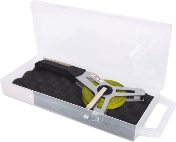 KS Tools framemeetlint met gele stalen band, 30m, 300.0050