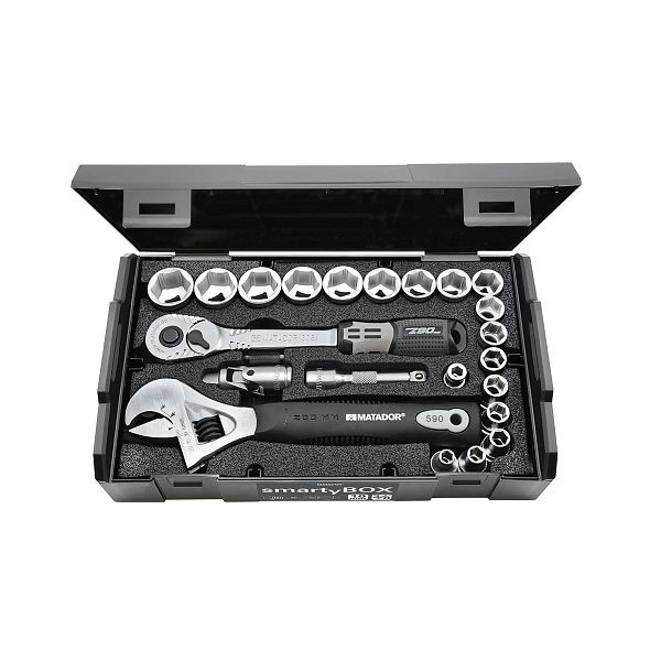MATADOR smartyBOX S2, compacte gereedschapsset, 25 stuks, 8145 3115