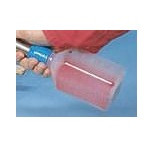 DENIOS monsterfles met brede opening voor QuickPicker, gemaakt van transparant PP, rond, 250 ml, VE: 5 stuks, 179-441