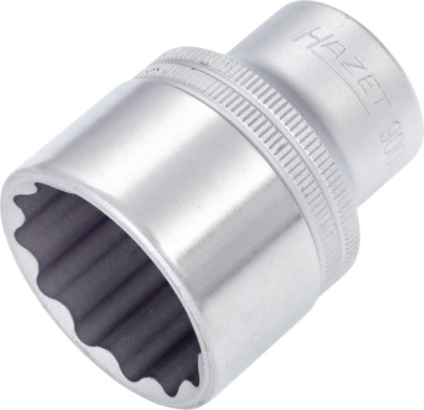 Hazet dop, dubbel zeskant, hol vierkant 12,5 mm, buitenste dubbel zeskant tractieprofiel, 1,3/16", 900AZ-1,3/16