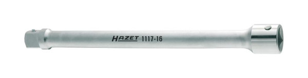 Hazet verlengstuk, hol vierkant 25 mm, vol vierkant 25 mm, aandrijving met ontgrendelbout voor penbeveiliging, afmetingen/lengte: 400 mm, 1117-16