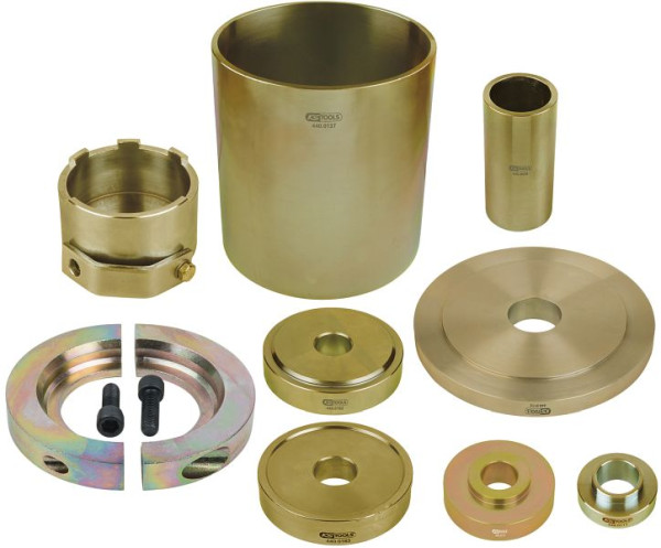 KS Tools wiellagerset, voorzijde voor Renault / Nissan / Opel 2002-10, 9-delig, 440.0160