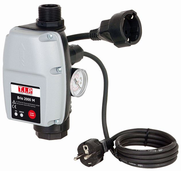 TIP Elektronische pompbesturing BRIO 2000 M met stekker en stopcontact, 30241