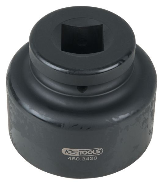 KS Tools 1" asmoersleutel, achtkant, kort, 75 mm, 460.3420