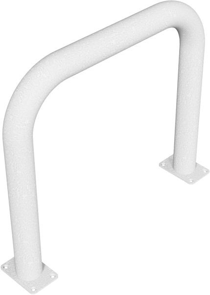 Schak-stootbescherming Ø 76 x 2,6 mm zonder dwarsbalk voor plugbevestiging, totale breedte: 750 mm, totale hoogte: 650 mm, thermisch verzinkt, 477_05P