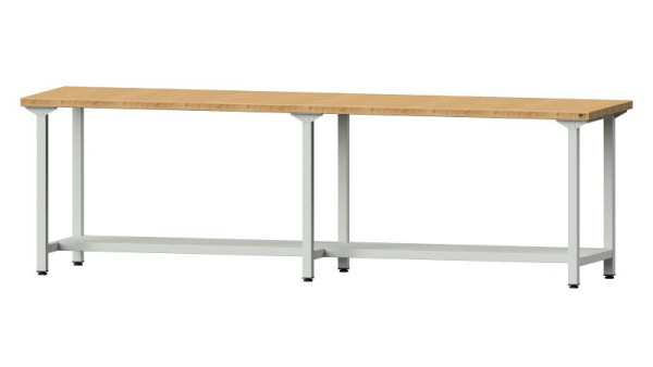 ANKE werkbanken werktafel, model 91, 2800 x 700 x 840 mm, RAL 7035, BMP 40 mm, 400.448