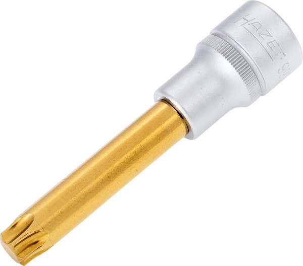 Hazet schroevendraaierdop TORX®, hol vierkant 12,5 mm, binnen TORX® profiel, T55, lange versie met karteling, 992LG-T55