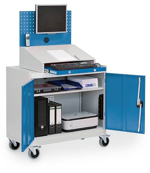 Bedrunka + Hirth computerwagen 110-5, 1000 x 500 x 1575 mm, 04.180.C02