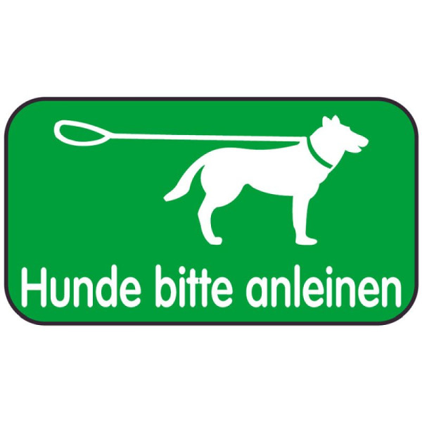 Stein HGS HGS speeltuinbord, honden graag aangelijnd, 420 x 231 mm, 14850