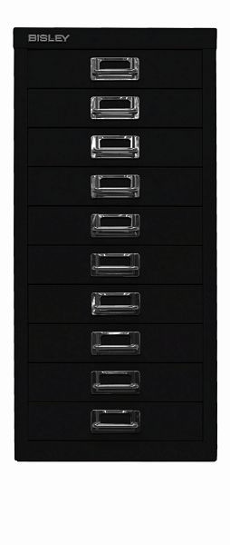 Bisley MultiDrawer™, 29-serie, DIN A4, 10 laden, zwart, L2910633
