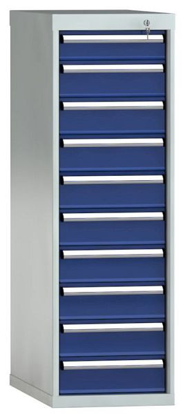 KLW ladekast 1325 x 419 x 750 mm H x B x D, inbouwmaten: 1225 mm, indeling: 18x36 stuks, SDB1325-10EP-001