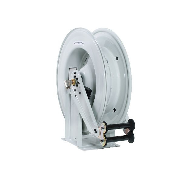 Ebinger slanghaspel OSM 500, gelakt stalen behuizing, medium: hoge druk 400, zonder slang, 1.500.400