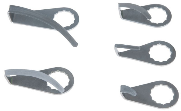 KS Tools schrapermes, gebogen, gebogen, meslengte 18mm, 515.5093