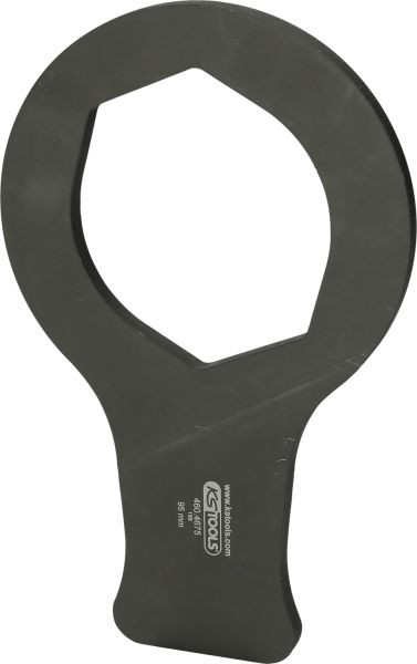 KS Tools wieldop-slagmoersleutel voor BPW, 233 mm, plat-ovale vorm, 460.4675
