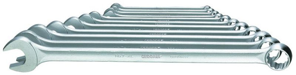 GEDORE ringsteeksleutelset, extra lang, 11-delig, 6104960