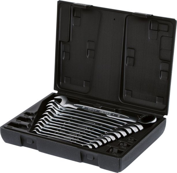 KS Tools GEARplus ratel-ringsleutelset, omschakelbaar, 12-delig, 503.4665